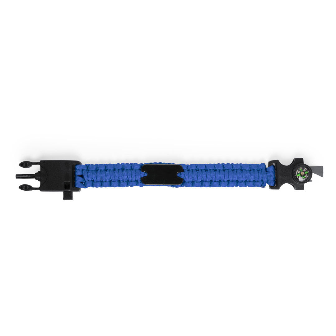 Multifunctionele armband Kupra blauw onbedrukt
