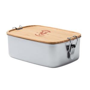 DAIKON RVS lunchbox met bamboe deksel bedrukken