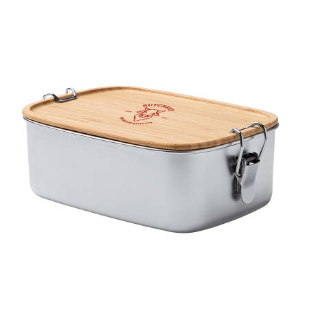 DAIKON RVS lunchbox met bamboe deksel bedrukken