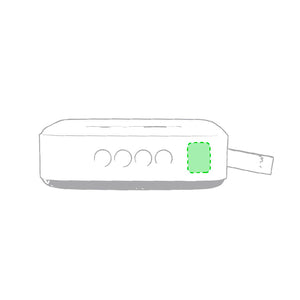 Speaker Kafin grijs 1 kleur