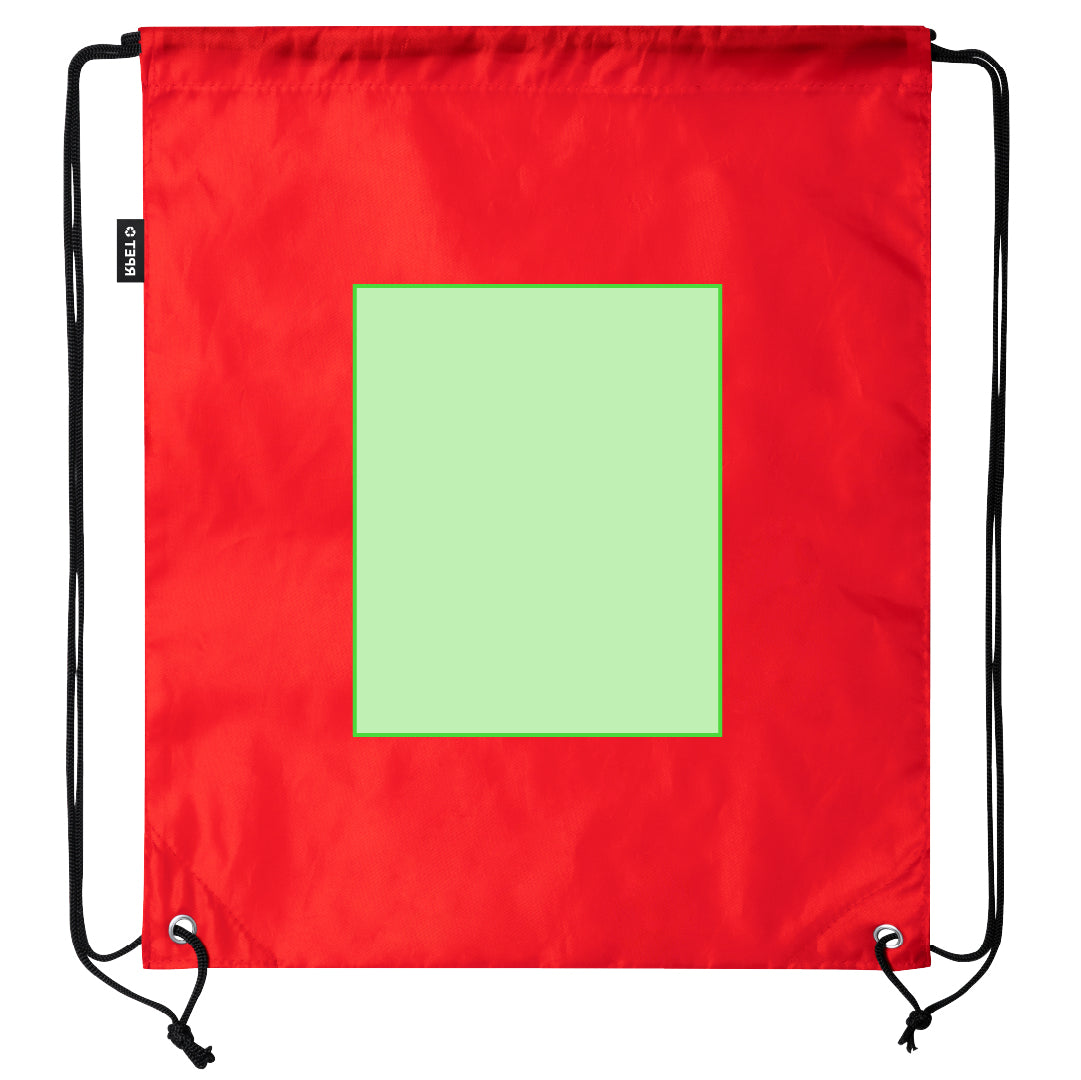 Trekkoordtas Lambur rood 1 kleur