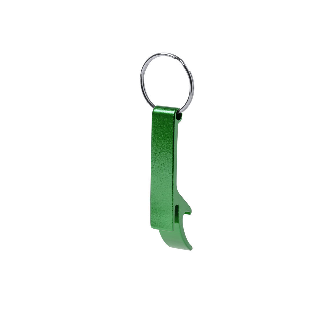 Opener sleutelhanger met stiksels zwart 1 kleur