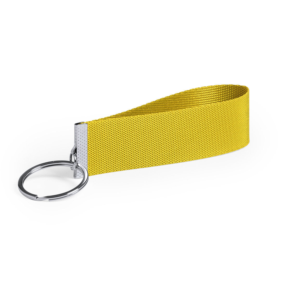 Sleutelhanger Tofin geel 1 kleur