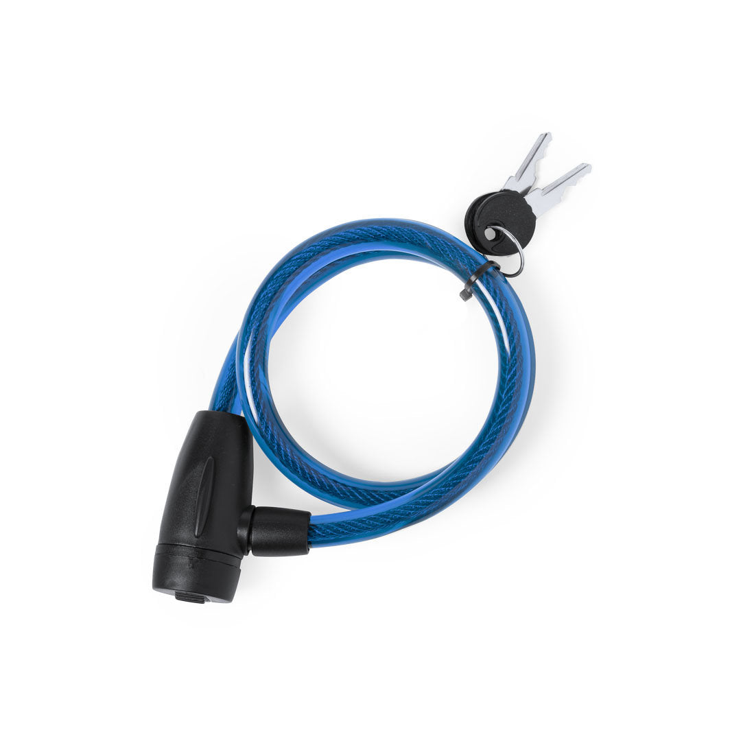 Hangslot Triyo blauw onbedrukt