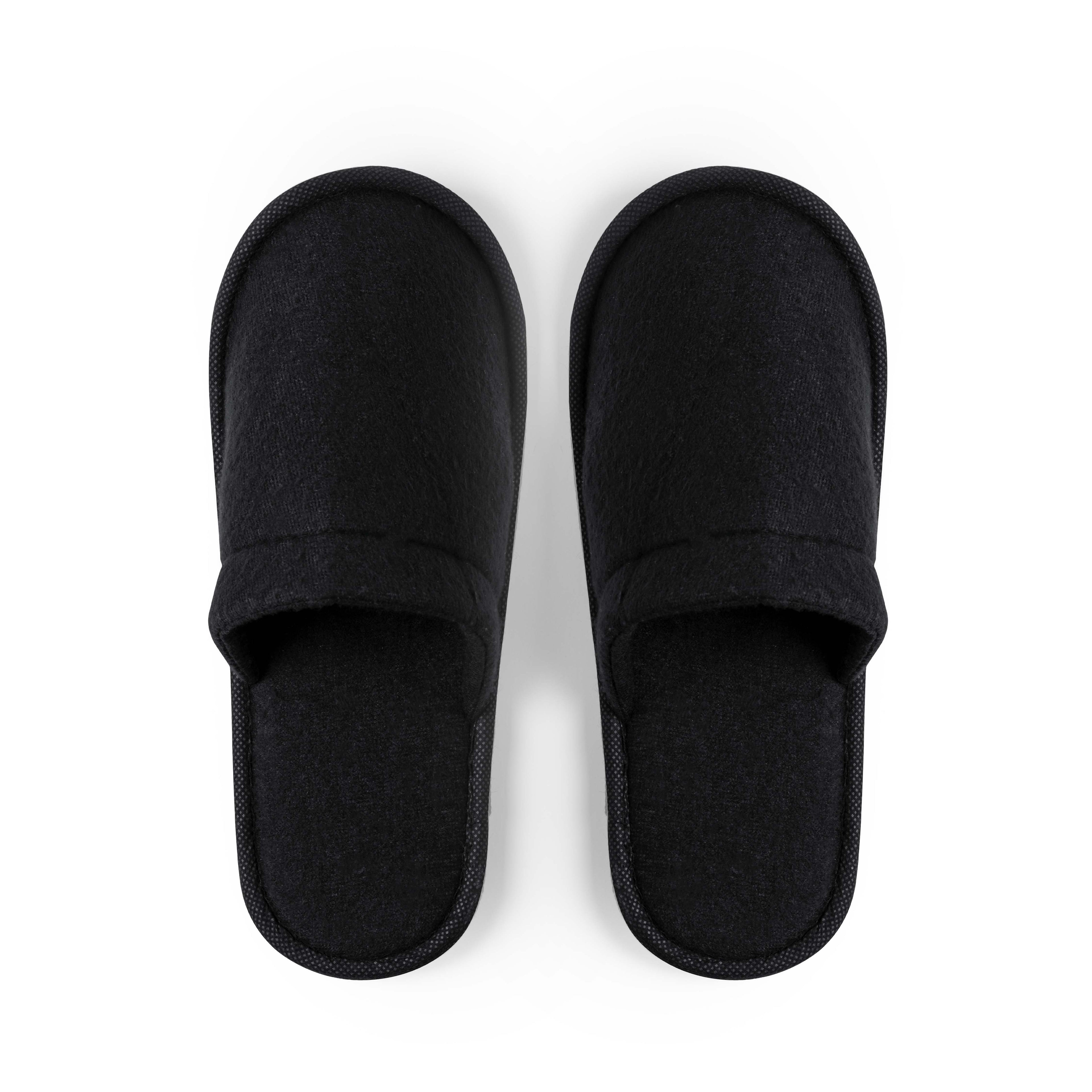 Slippers Tarkun zwart onbedrukt
