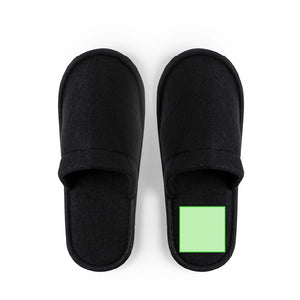 Slippers Tarkun donkerblauw onbedrukt