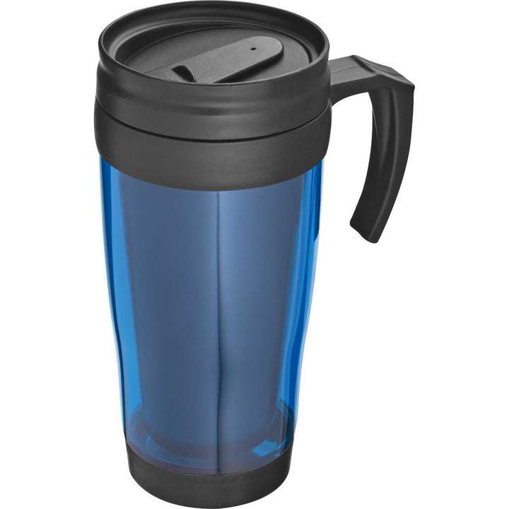 Kunststof drinkbeker met afsluitbare deksel- 0,4L sample