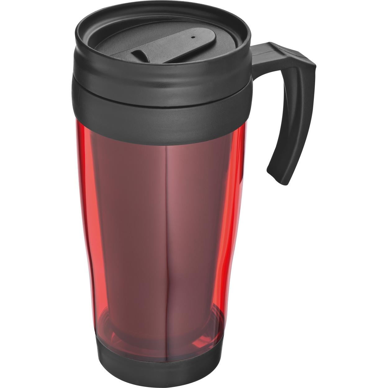 Kunststof drinkbeker met afsluitbare deksel- 0,4L sample