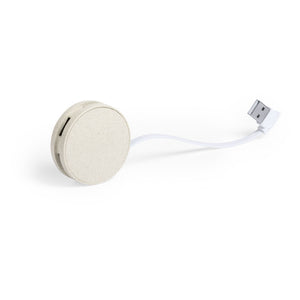 USB-hub Brunox naturel 2 kleuren