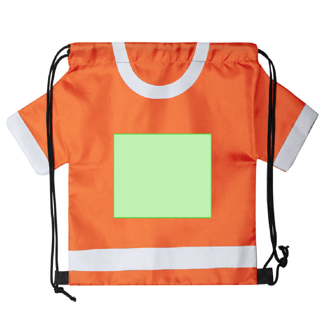 Paxer tas met trekkoord oranje 1 kleur