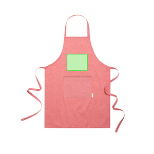 Schort Pissek rood 2 kleuren