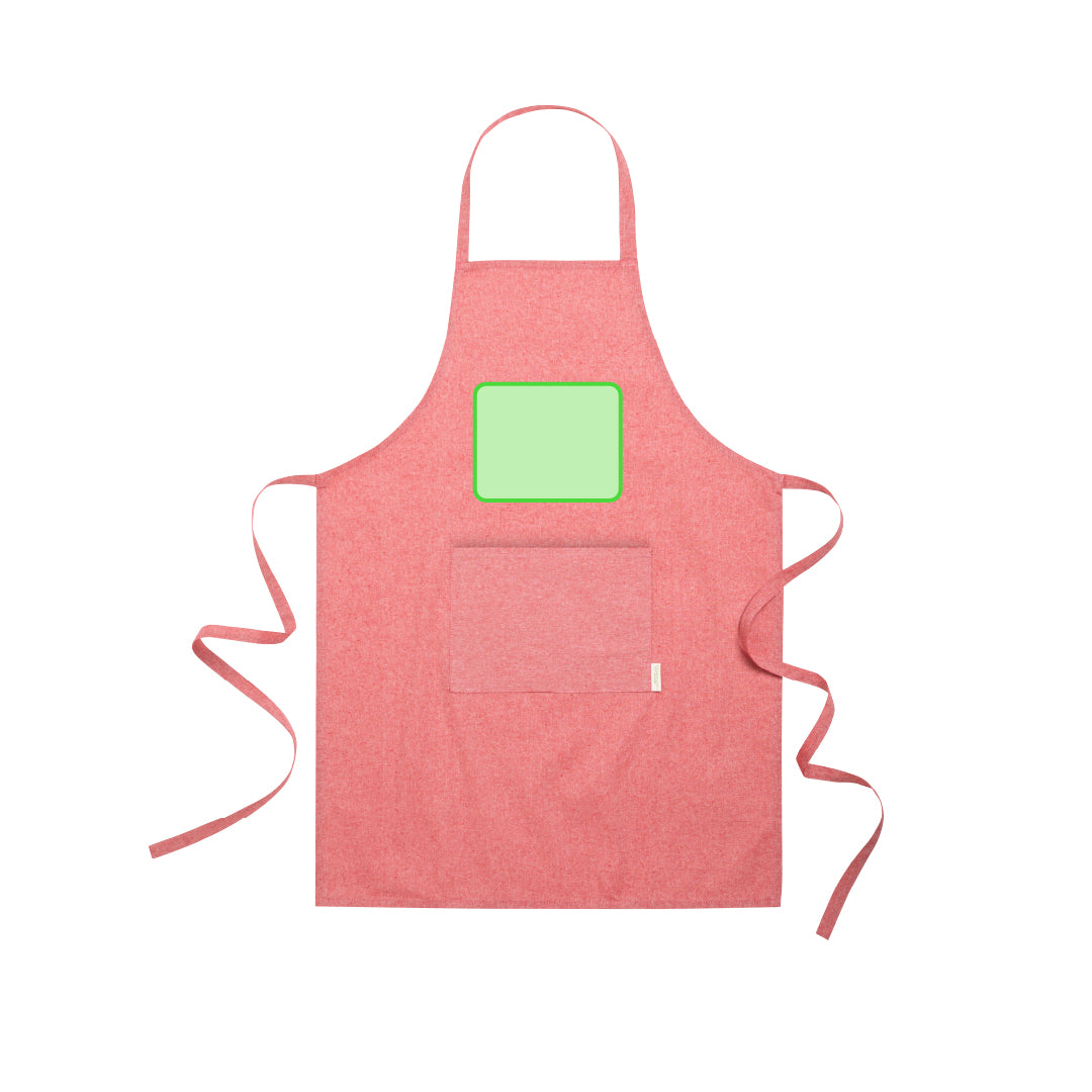 Schort Pissek rood 2 kleuren