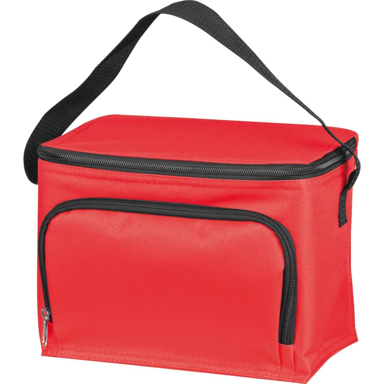 Koeltas van 210D polyester met voorvak sample