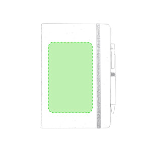 Notitieboek Esteka groen 2 kleuren