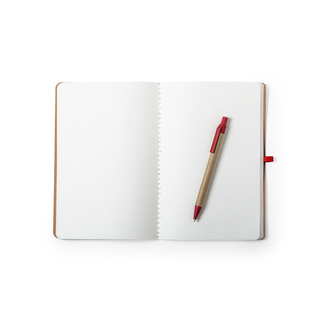 Notitieboek Esteka rood 2 kleuren