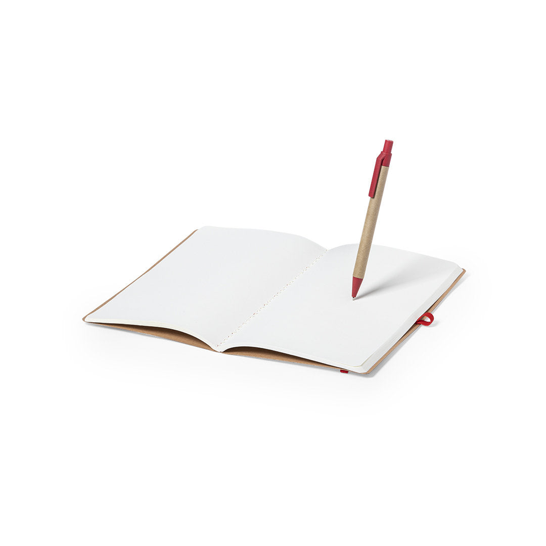Notitieboek Esteka rood onbedrukt