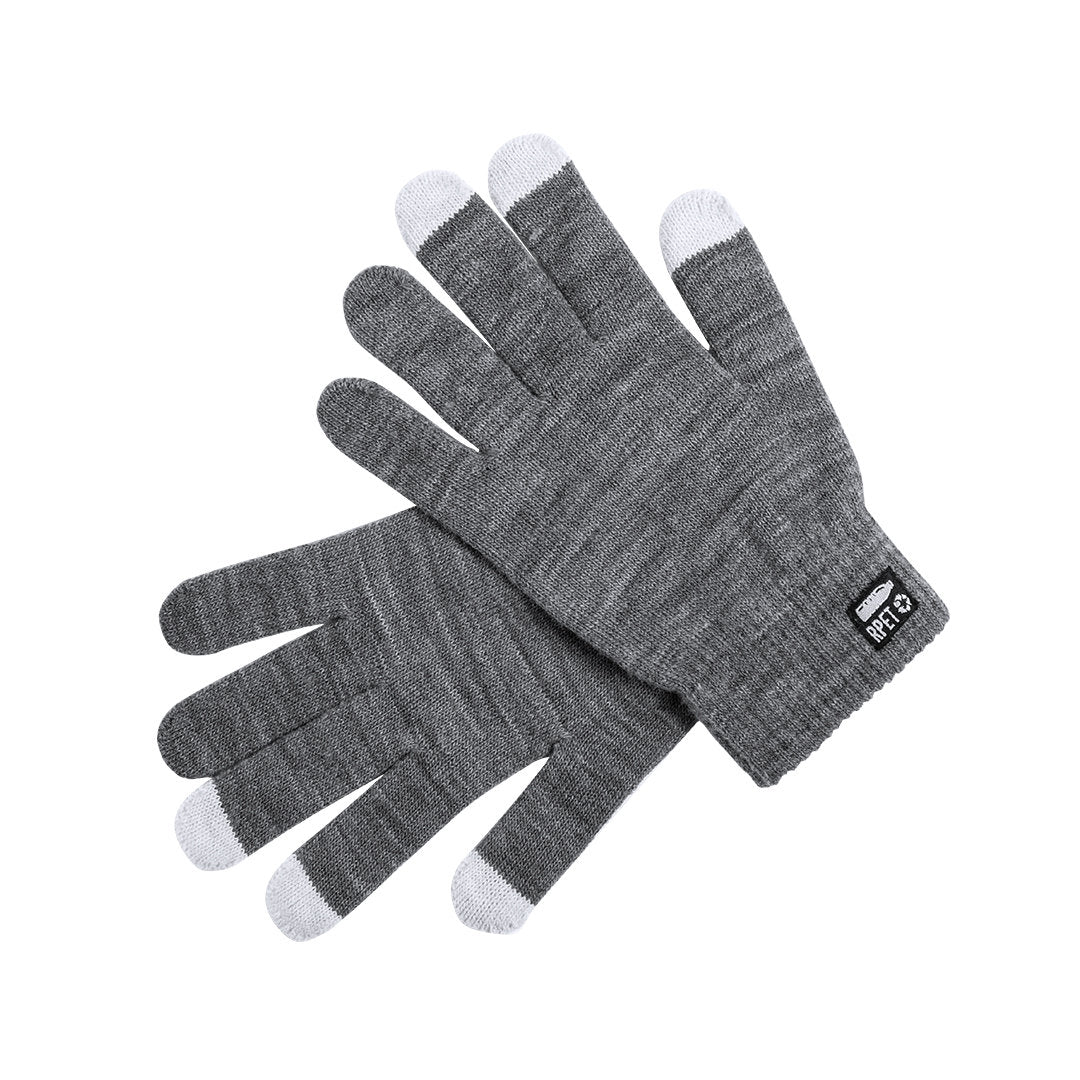 Touchscreenhandschoenen Despil grijs onbedrukt