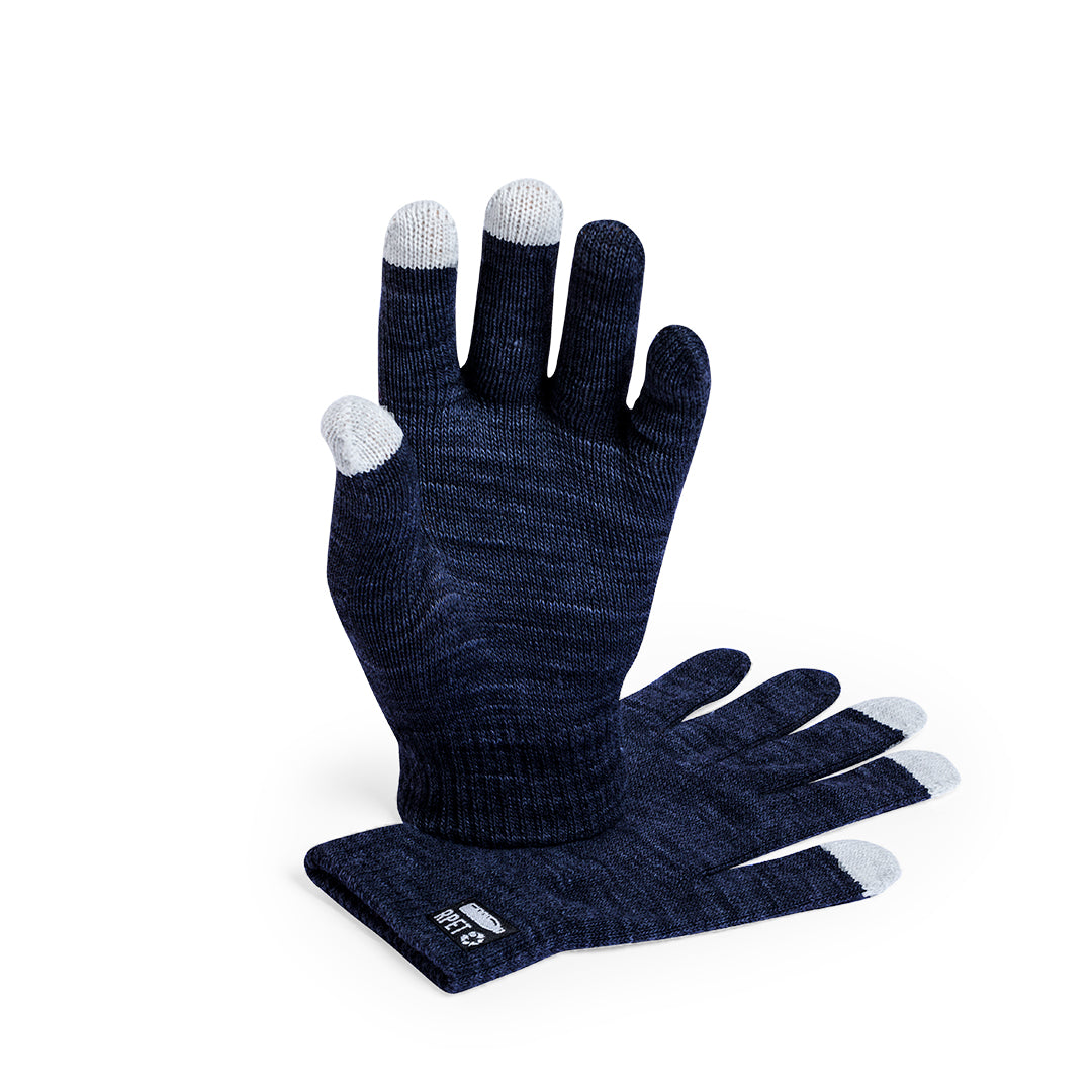 Touchscreenhandschoenen Despil zwart onbedrukt