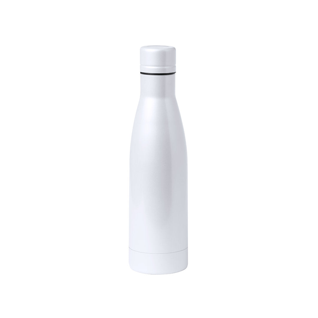 Geïsoleerde fles Kungel zwart onbedrukt