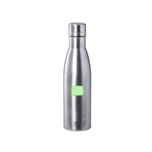 Geïsoleerde fles Kungel groen Graveren