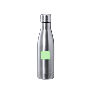 Geïsoleerde fles Kungel groen onbedrukt