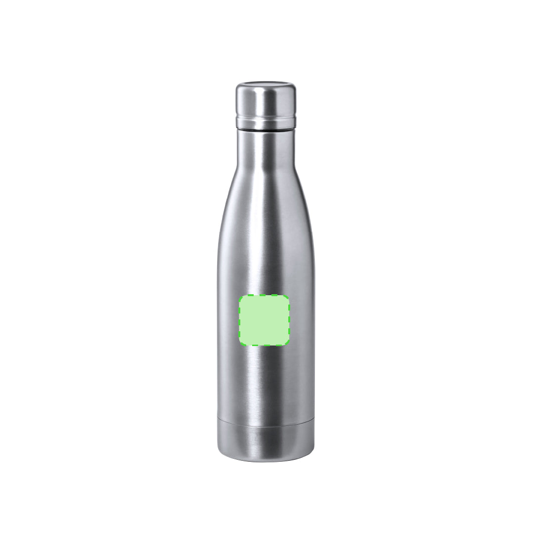 Geïsoleerde fles Kungel groen onbedrukt