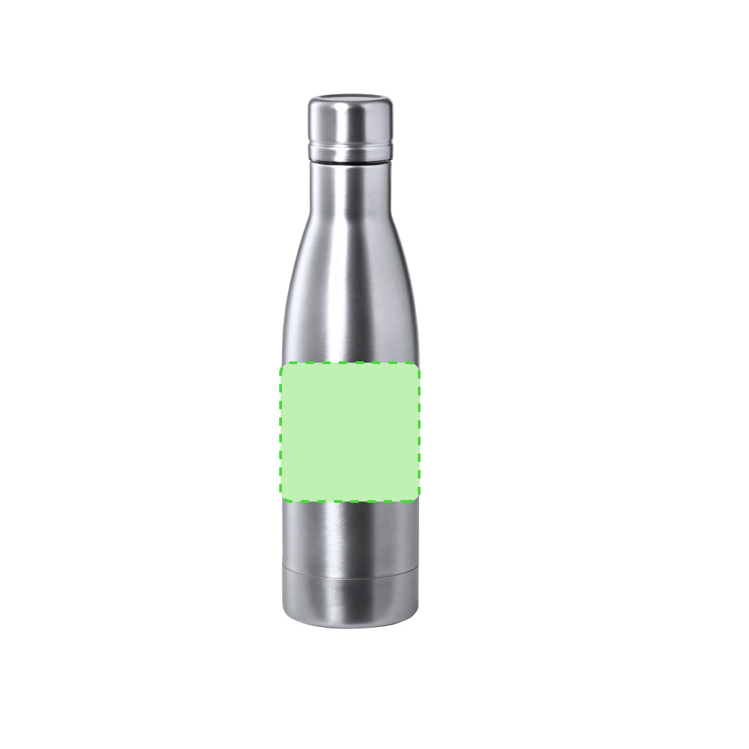 Geïsoleerde fles Kungel groen 1 kleur