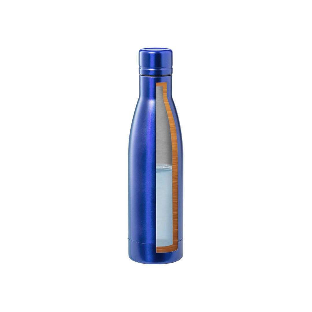 Geïsoleerde fles Kungel zilver onbedrukt