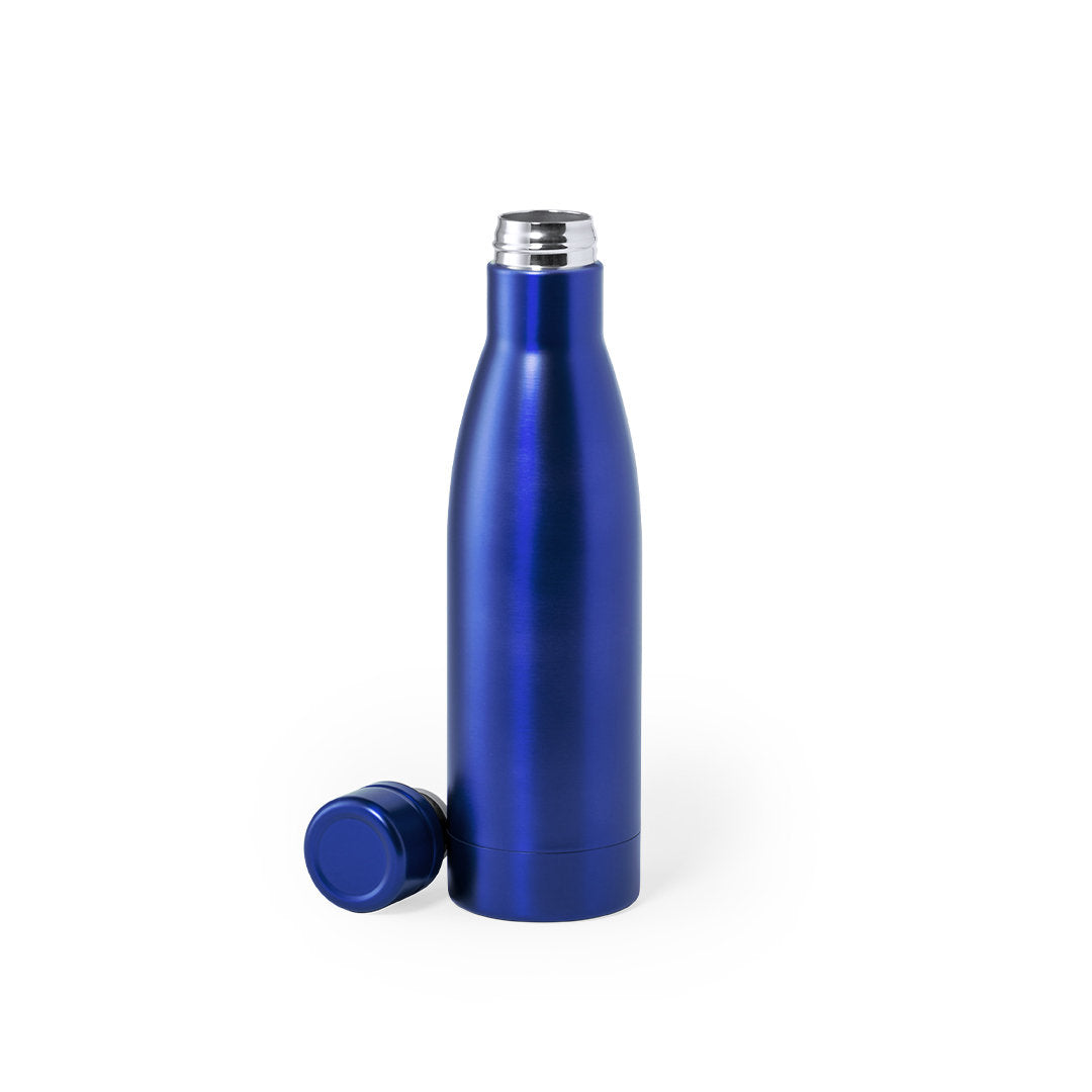 Geïsoleerde fles Kungel zilver 1 kleur