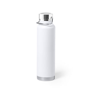 Geïsoleerde fles grijs Graveren