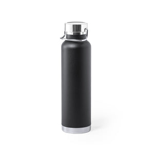 Geïsoleerde fles grijs onbedrukt