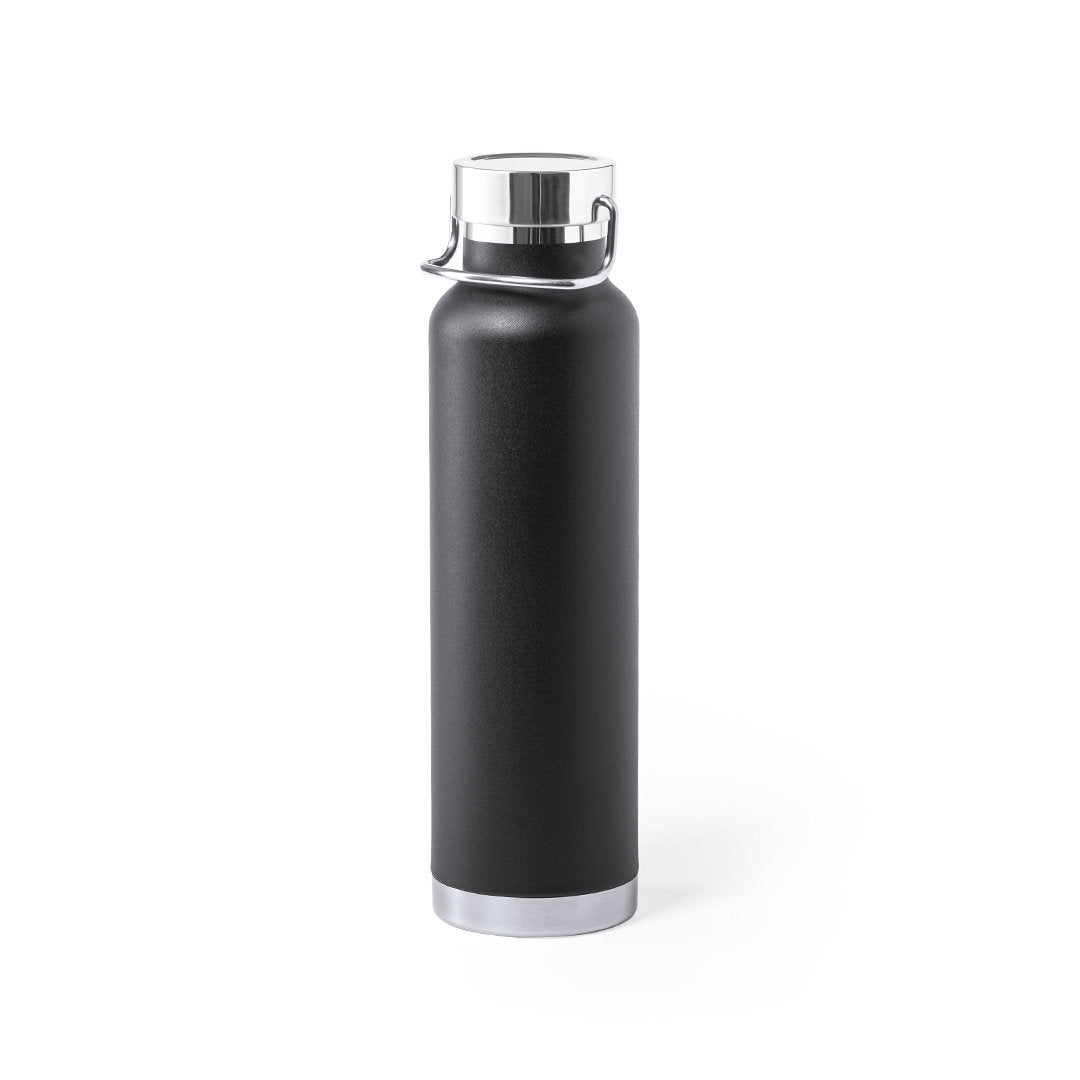 Geïsoleerde fles grijs onbedrukt
