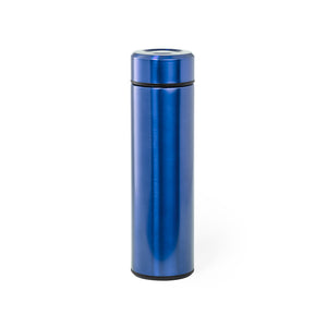 Vacuümfles Plusek blauw onbedrukt