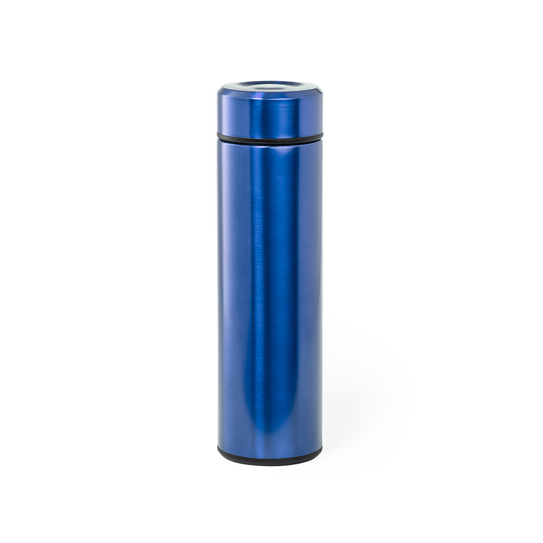 Vacuümfles Plusek blauw onbedrukt