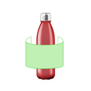 Fles Sunsox lichtgroen Graveren