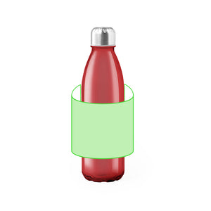 Fles Sunsox rood onbedrukt