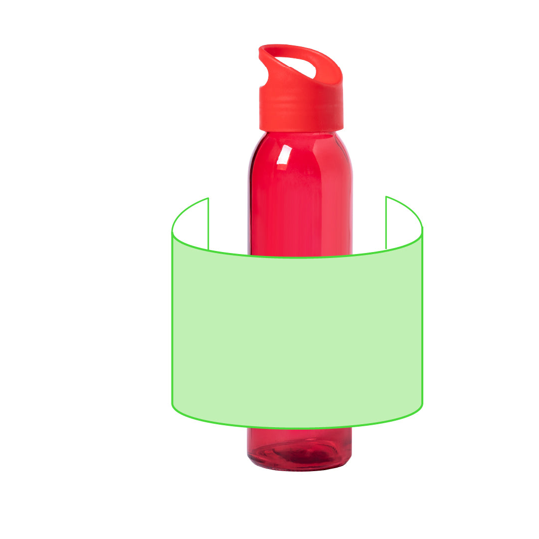 Fles Blik transparant 1 kleur