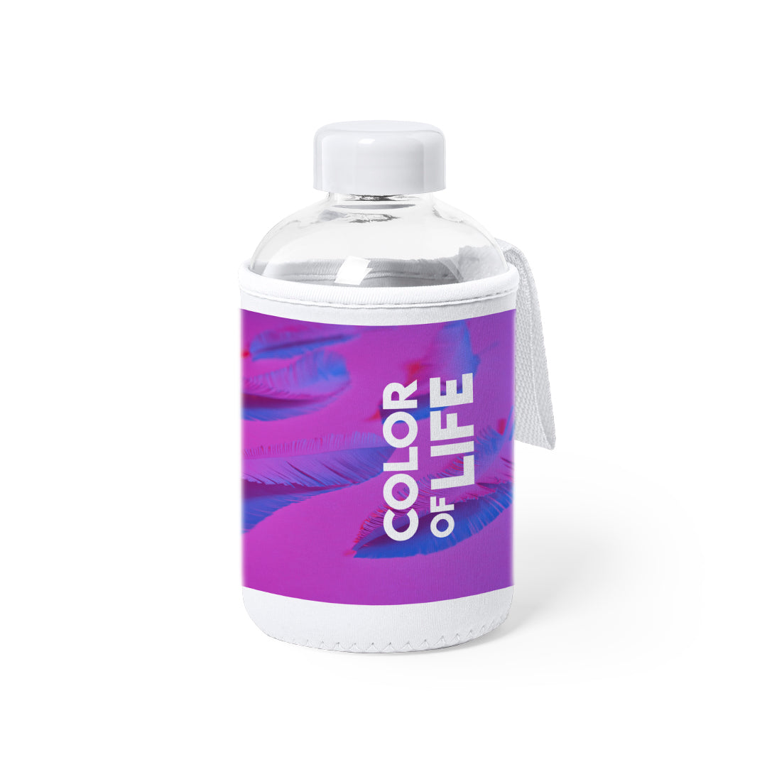 Fles flamber oranje 1 kleur