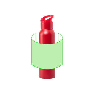 Fles Runtex groen 1 kleur