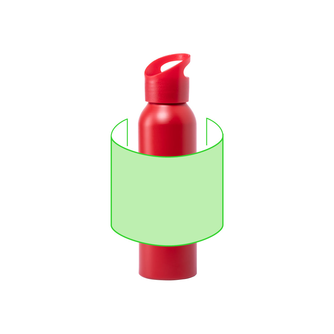 Fles Runtex rood Graveren