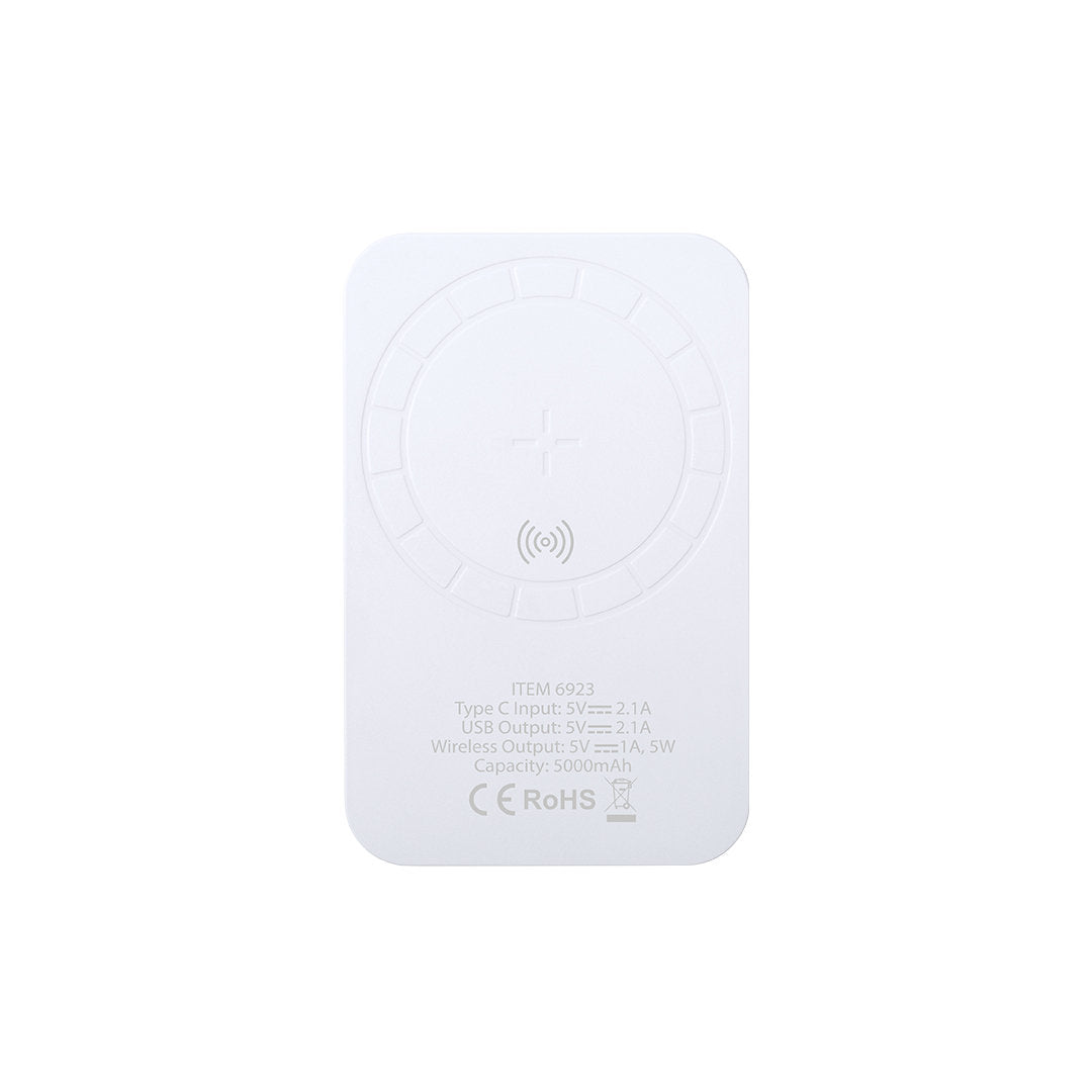 Powerbank Vekmar wit 2 kleuren