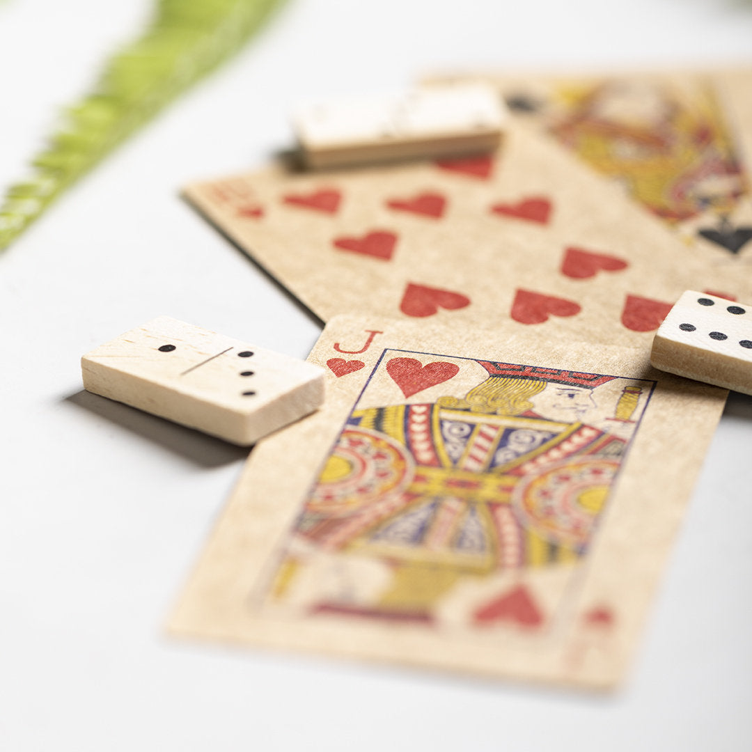 Spelset Halin beige Graveren