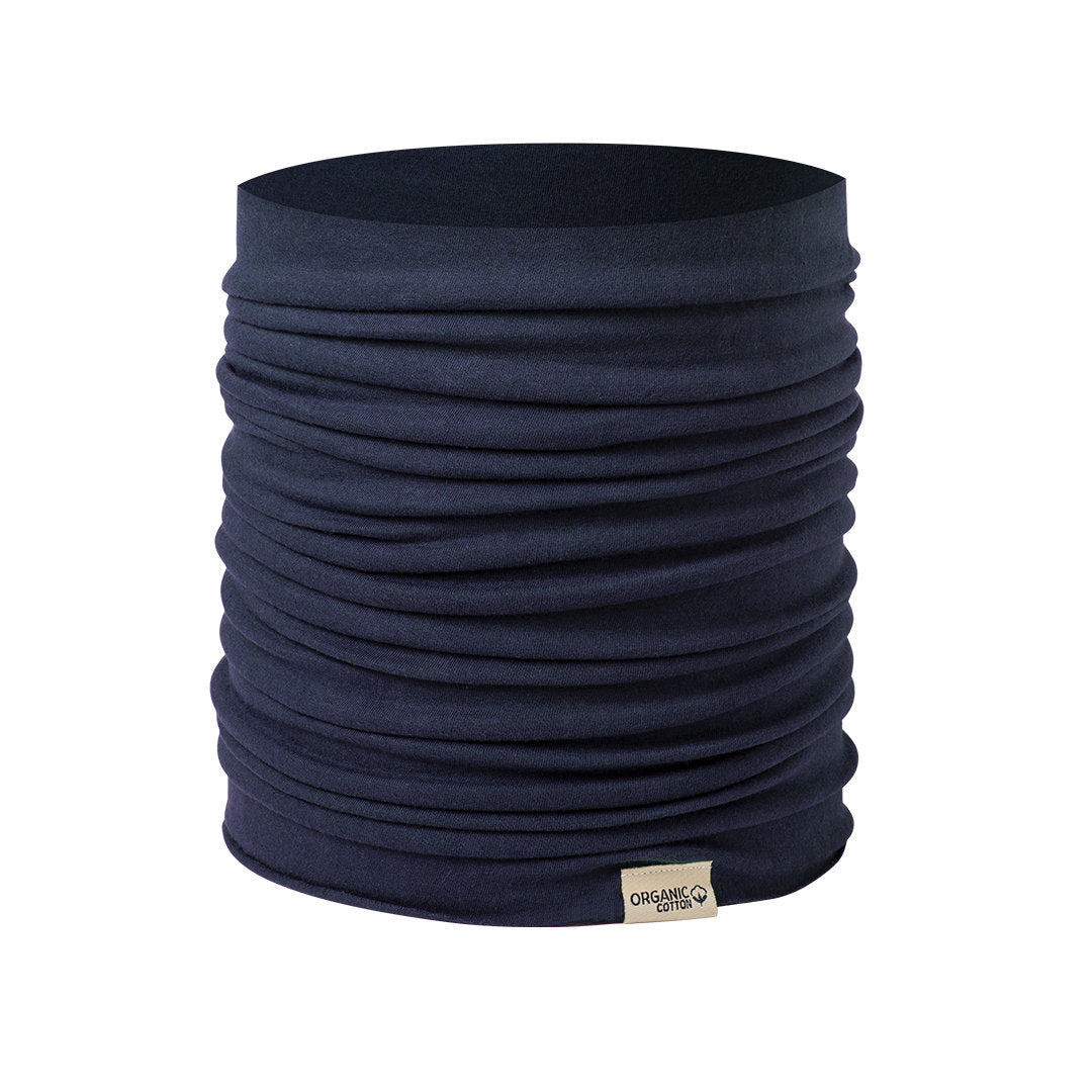 Sjaal Omega donkerblauw onbedrukt