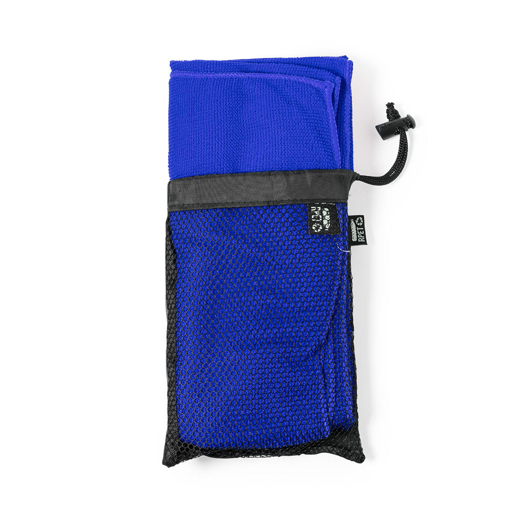 Absorberende handdoek Slash blauw onbedrukt