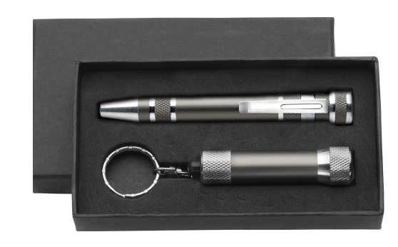 Gereedschapset met zaklamp bedrukken