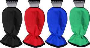 Zwarte ijskrabber met fleece gevoerde want bedrukken