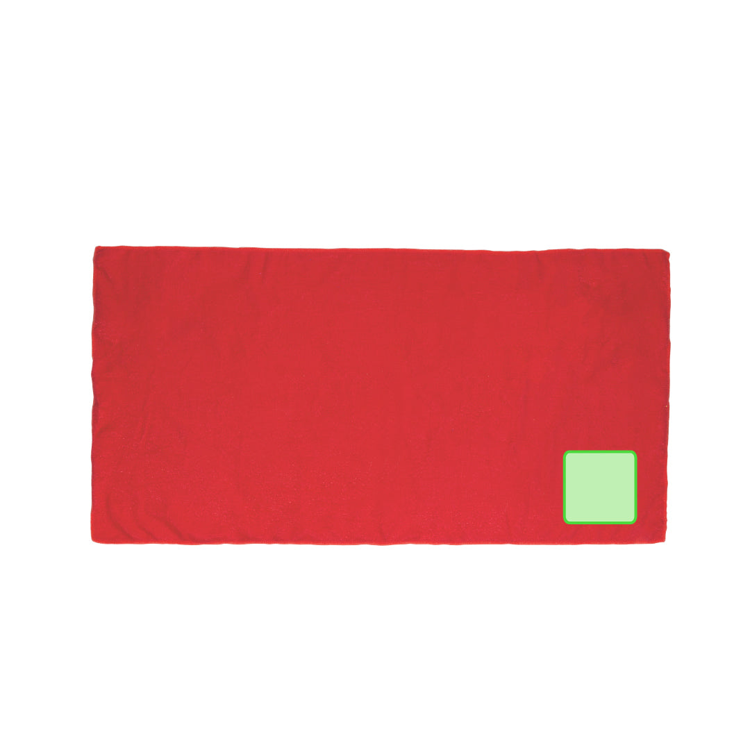 Absorberend handdoek Garen groen onbedrukt