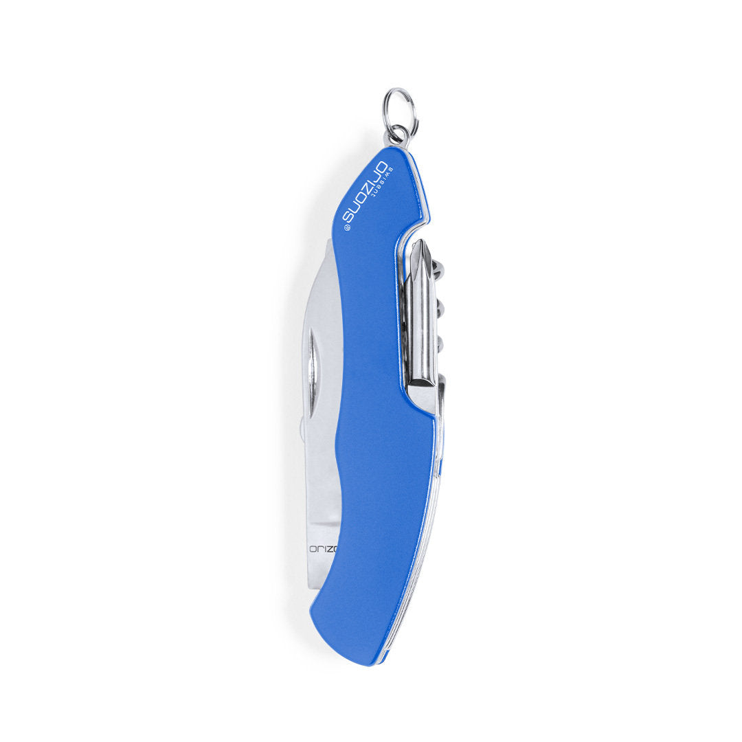 Multifunctioneel zakmes Klent blauw onbedrukt
