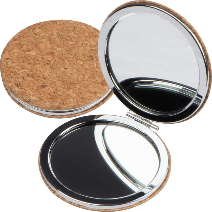 Make-up spiegeltje van kurk sample