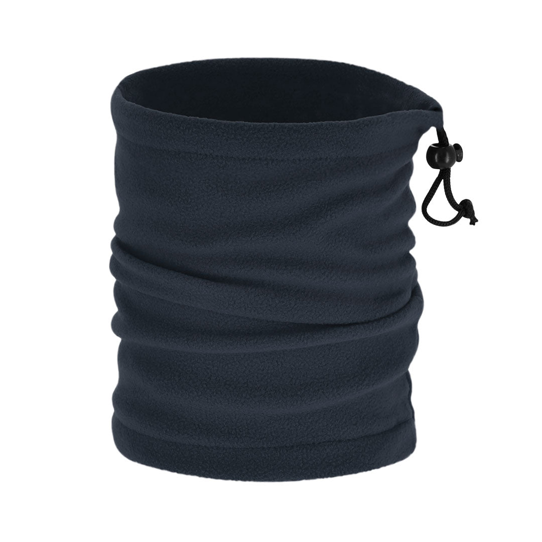 Sjaal en muts Articos donkerblauw 1 kleur